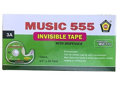 MUSIC 555 INVISIBLE TAPE 3A